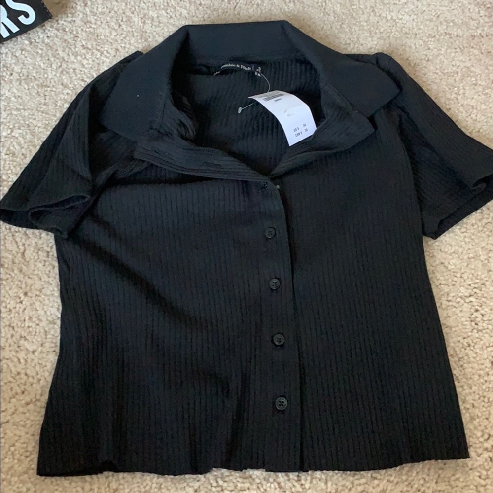 collared A&F shirt